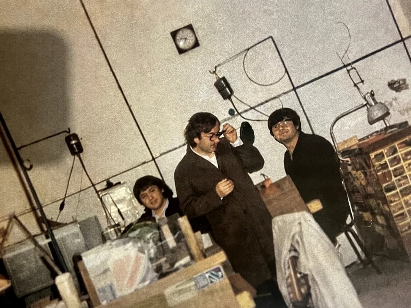 Rodolfo Pacifico in his first Chiaia workshop in 1975